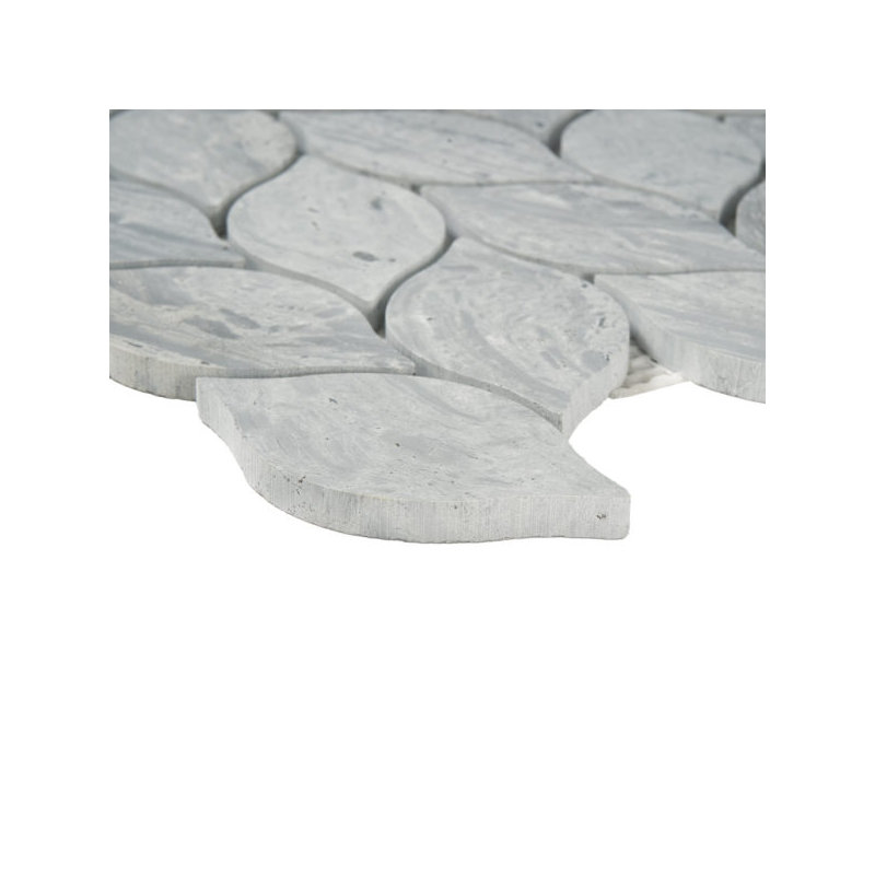 Mosaïque de feuille bleue Driftwood