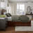  Nantucket Solid Wood Platform Bed with Matching Footboard & Trundle-96140370-96140371