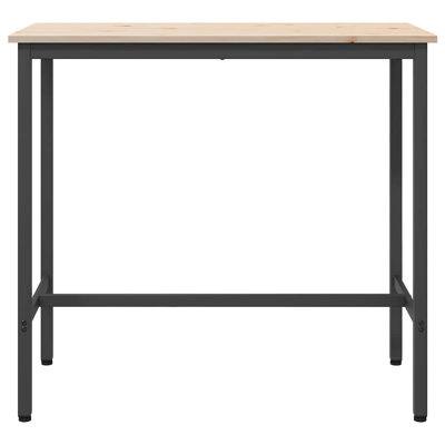 Metal Base Dining Table