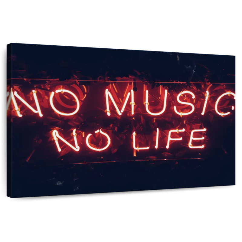 Tergel No Music No Life, H 20 po x l 30 po