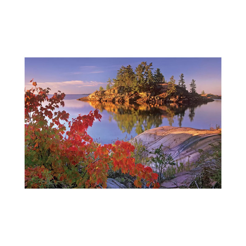 Island In Georgian Bay, Lake Huron, Killarney Provincial Park, Ontario, Canada by Tim Fitzharris - Wrapped Canvas Print