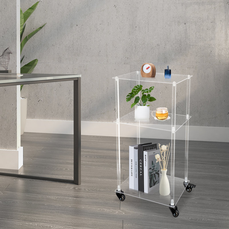 29.5'' H x 15.7'' W Printer Stand with Wheels