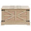 Table basse rectangulaire en bois avec rangement rabattable, conception bohème en rotin, 35,83 pouces, pour le salon