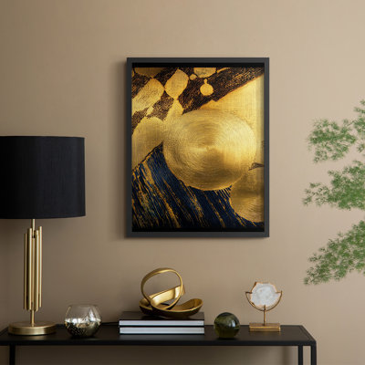 «Abstract Abstract», reproduction encadrée - prêt à accrocher - fabriquée aux États-Unis