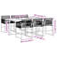 6 - Person Patio Dining Set with Rectangular Table-100243146