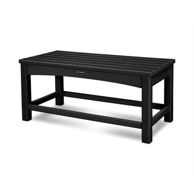 POLYWOOD Club Coffee Table Black
