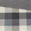 Courtepointe 6 pièces à chevrons pour très grand / très grand lit, écossais gris Buffalo, broderie faite à la main sur des coussins décoratifs très grands imprimés, agencement de couleurs, taies décoratives assorties et jeté avec détails cousus