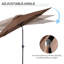 Nasiba 295cm Market Parasol