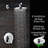 Fontana Reno Chrome Rainfall Wall Mount Round Shower Set (FS9723)