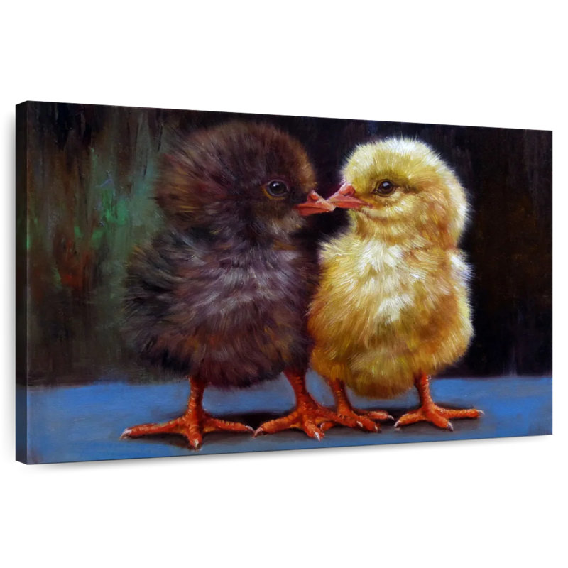 Brampt The Kiss Chicks, 20" H x 30" W