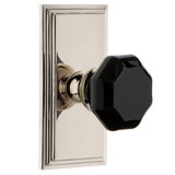 Grandeur Carré Rosette Privacy with Lyon Door Knob