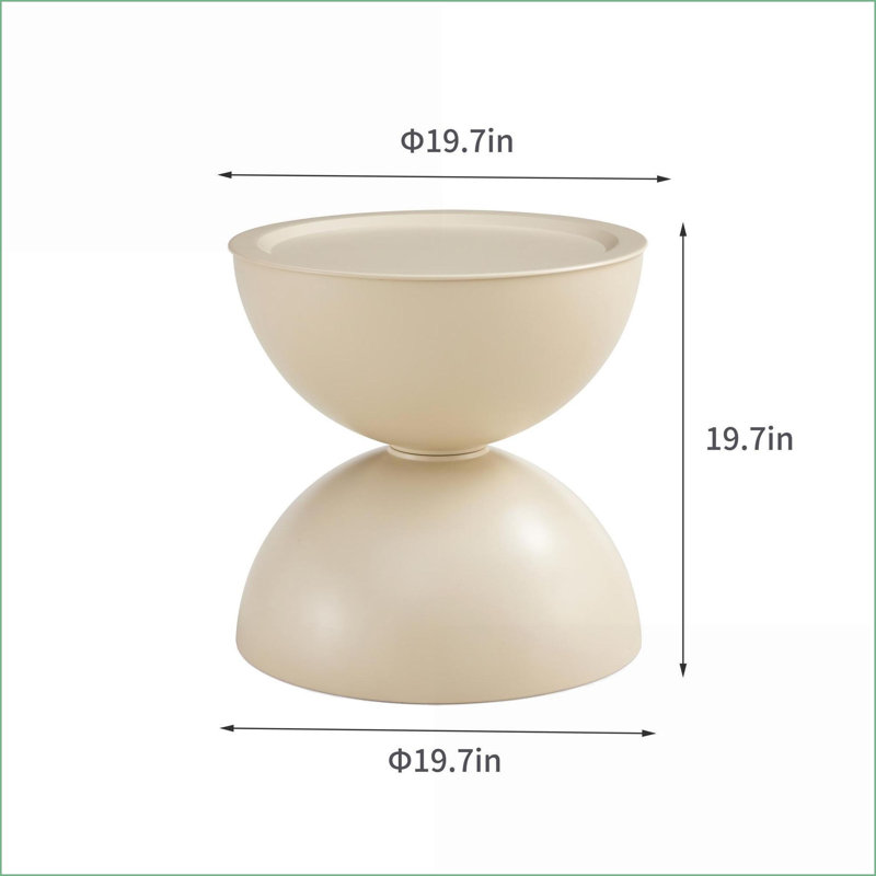 Table basse Milk White