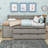 Wood Daybed with Drawers and Shelves-1807396032-1807396035