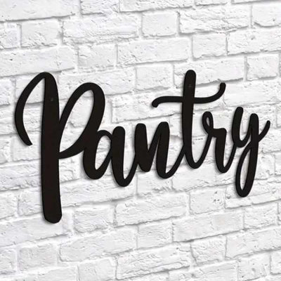CIFbuy, métal, peinture au four, garde-manger, enseigne murale, cuisine moderne, garde-manger (TikTok, ramassage de temu)