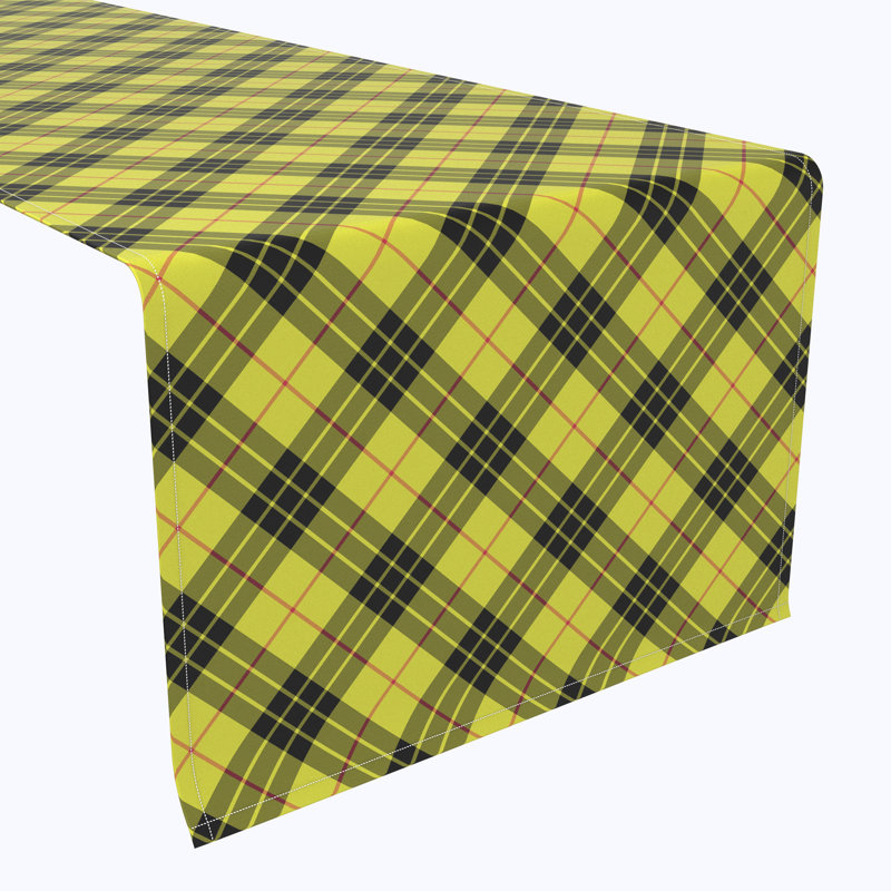 Macbeth Tartan Table Runner, 108" x 14"