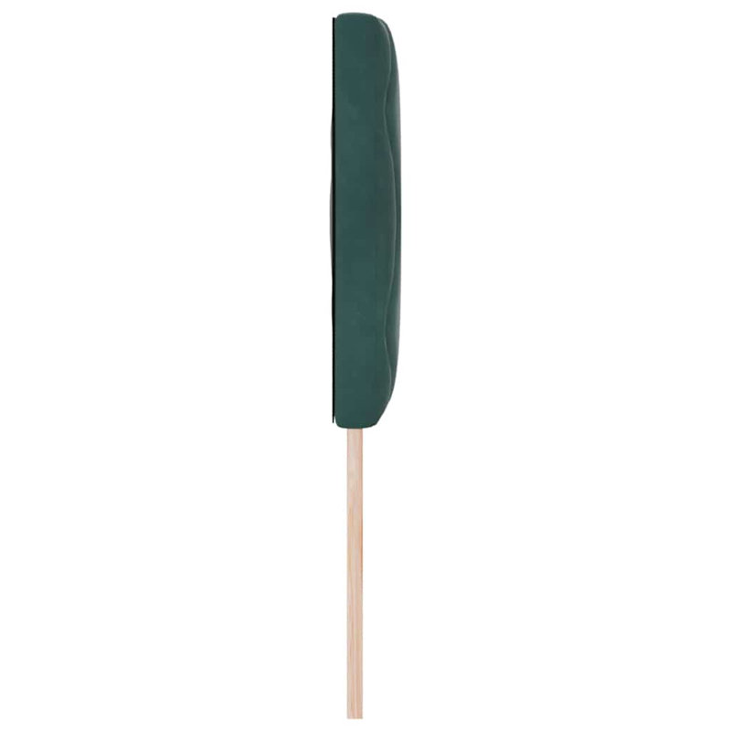 Headboard, 78cm H x 160cm W x 7cm D, Dark Green