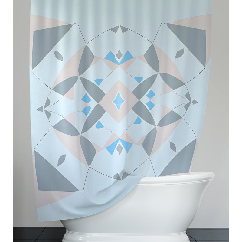 Rideau de douche Annais, H 72 po x l 70 po