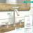 Logis Widespread Bathroom Faucet with Drain Assembly-17059331