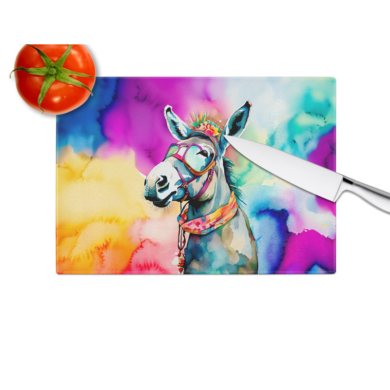 Planche à découper en verre Hippie Animal