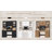 📚 Chewning 63"W X 74.8"H Computer Desk with Hutch & 3 Drawers, Farmhouse Office Desk with Storage Cabinets, Adjustable Shelves & Bookshelf Set-429044897