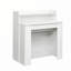 Table de salle à manger extensible moderne avec rangement, de 36,6 po à 98,4 po-130188429