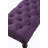 Tufted Turned Leg  Dining Bench, Purple-545234808