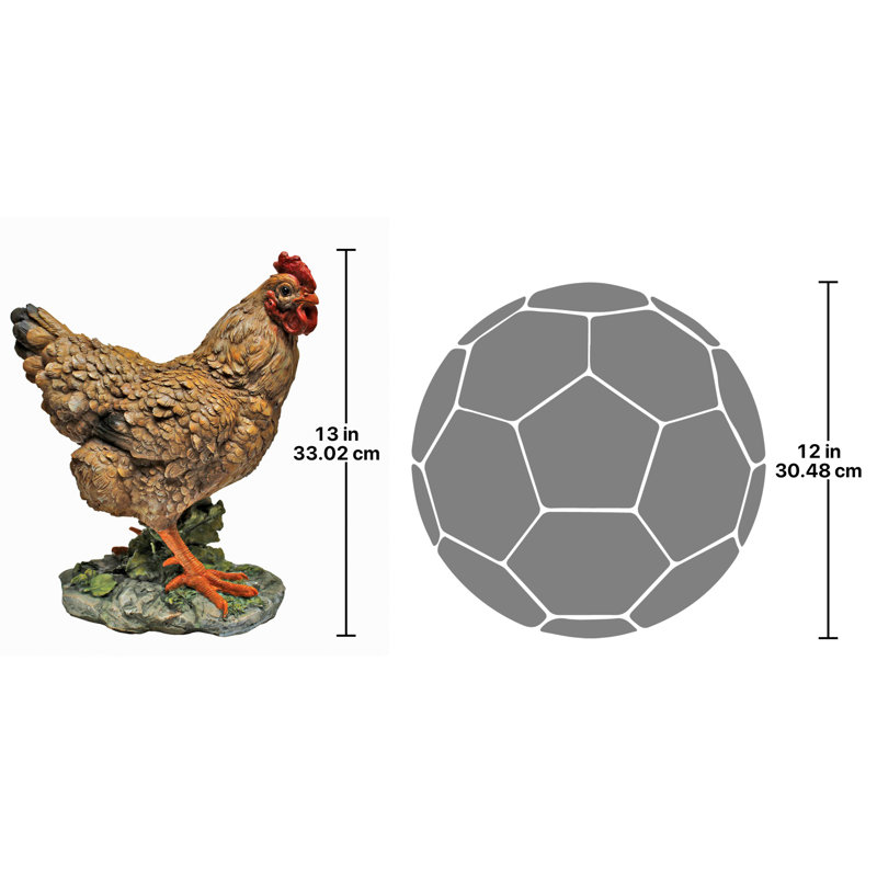 Henrietta Hen Chicken Garden Statue