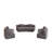 Chenille Curved Boneless Sectional Sofa With 6 Pillows,Curved Symmetrical Modular Semi Circular Sofa Sectional-447976393