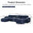 Space-saving Multifunctional Modular Sofa, Velvet Modern Elegance For Home