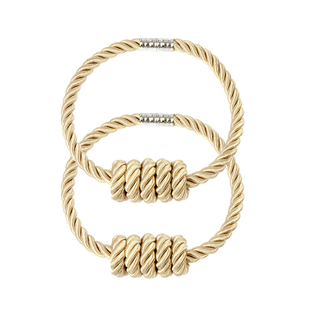 Rothsville Rayon Adjustable Curtain Tieback (Set of 2) Breakwater Bay 