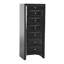 Commode 7 tiroirs pour la lingerie, noire