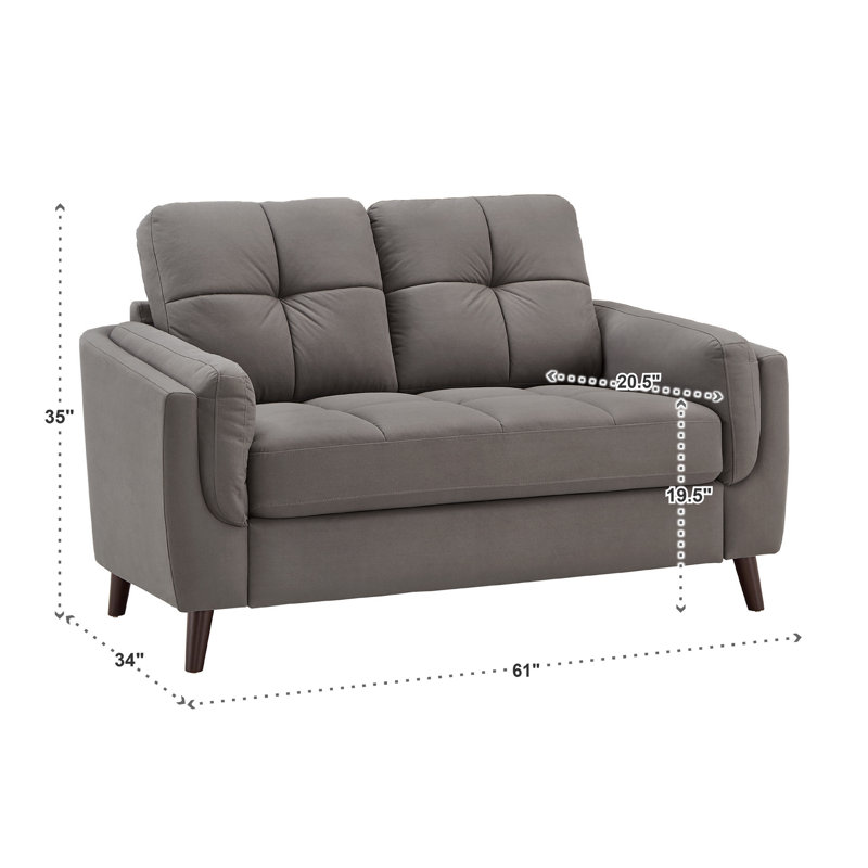 New Collection 11 Upholstered 61'' Loveseat