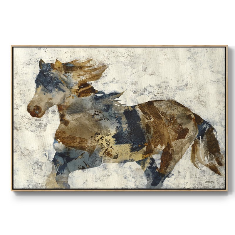 Gallop, reproduction d'art sur toile, Naturel, H 37 po x l 25 po x P 2 po