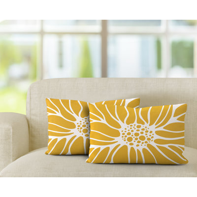 Polyester / Mélange de polyester Housse de coussin rectangulaire intérieure / extérieure lombaire et insert