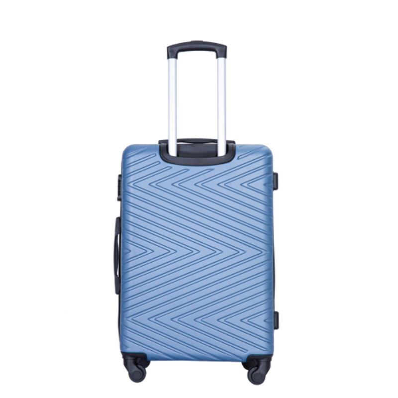 Valise légère en ABS 4 pièces avec roulettes rotatives, 24 pouces et 28 pouces avec serrure TSA, (16/20/24/28)