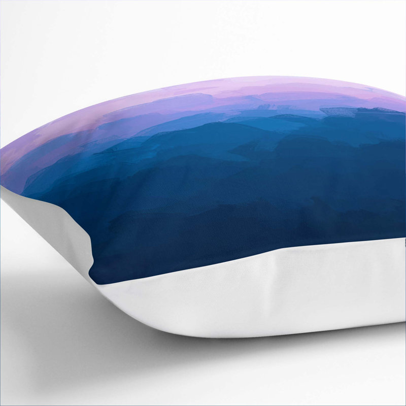 Abstract Square Throw Cushion, 40cm H x 40cm W x 15cm D, White