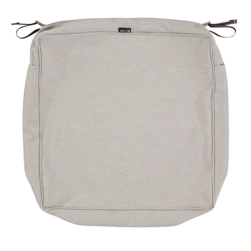 FadeSafe Pina ? Coussin de siège d’extérieur, Gris anthracite clair, H 5 po x l 21 po x P 25 po