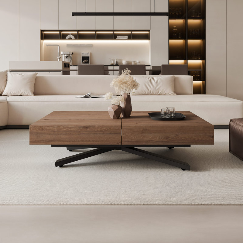 Extendable Dining Table, Brown