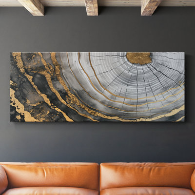 Abstract Series 3 #XXXVIII-Wide Gallery Wrapped Canvas