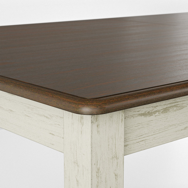 Table de salle à manger extensible H 30,1 po x l 63 à 78,7 po x P 35,4 po