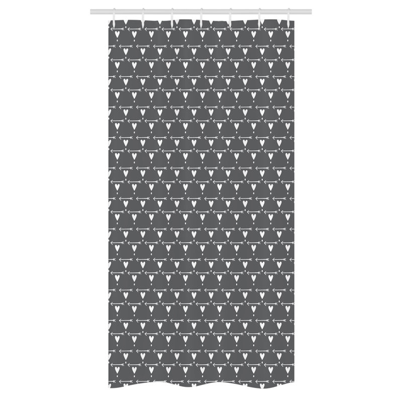 Karlov Shower Curtain with Hooks Included, 72" H x 36" W