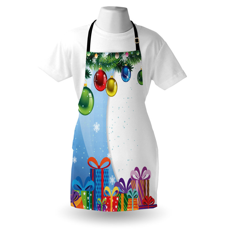 Christmas No Pattern Bib Apron