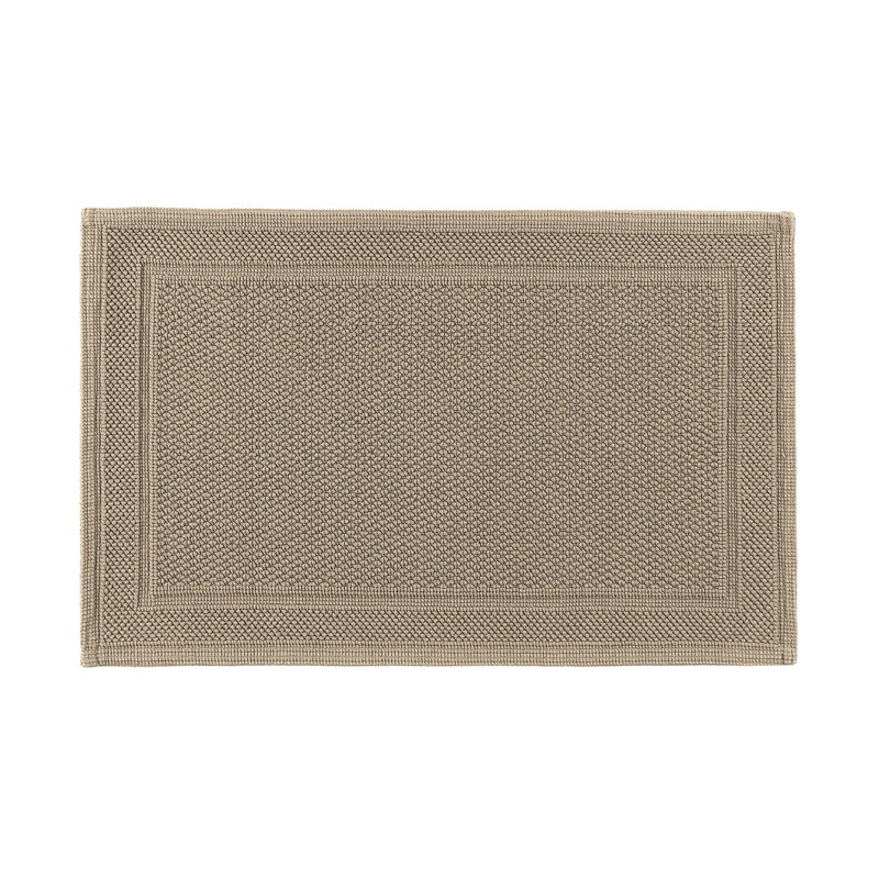 Bee Waffle Bath Rug, Stone, 20" W x 31" L