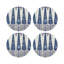 Sous-verres ronds en cuir Topkapi Garden-119015286