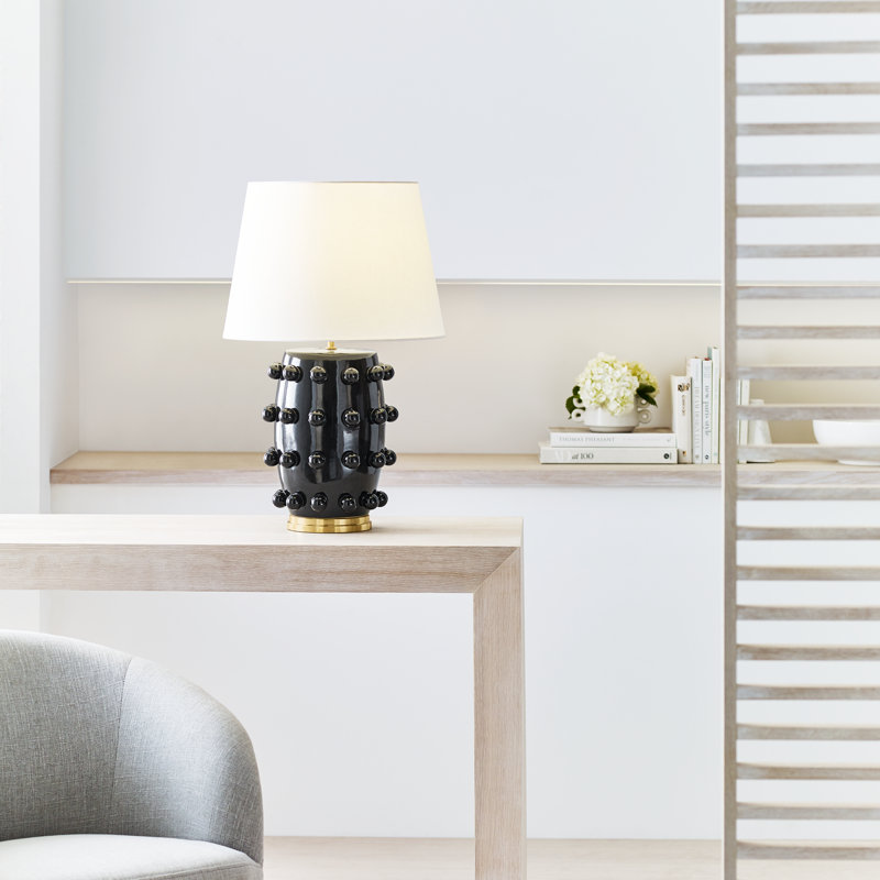 Kelly Wearstler Linden Table Lamp, Black