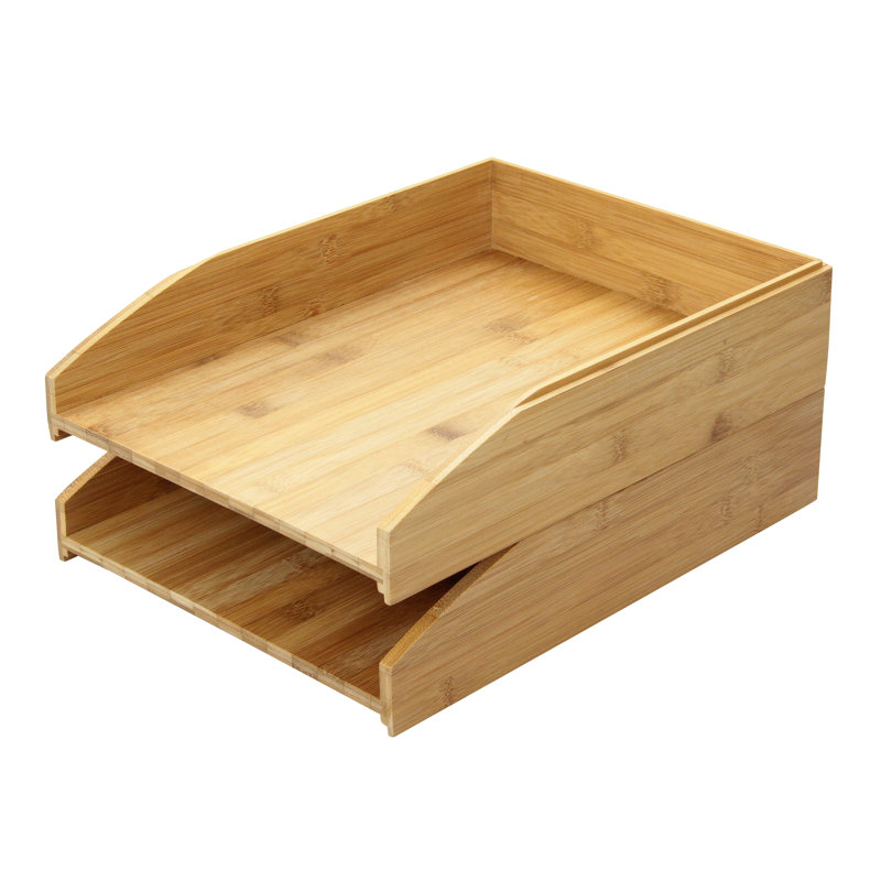 Wood Paper Organiser