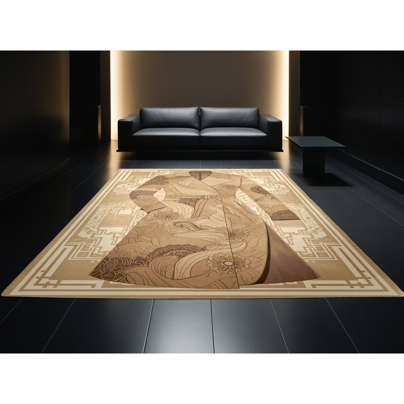 Tapis oriental doux et moelleux Medina, 7 x 9