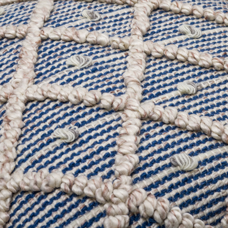Embroidered Throw Pillow, Down, 22" x 22"
