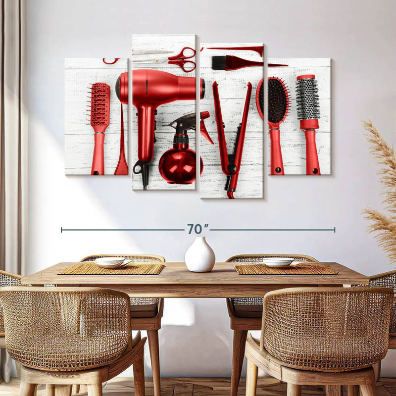 Shuttleworth Hair Salon Red Tools