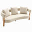 Luxe 76,5 po Canapé Curved